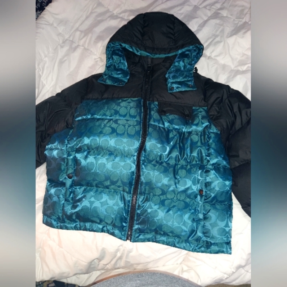 XL Coach puffer jacket